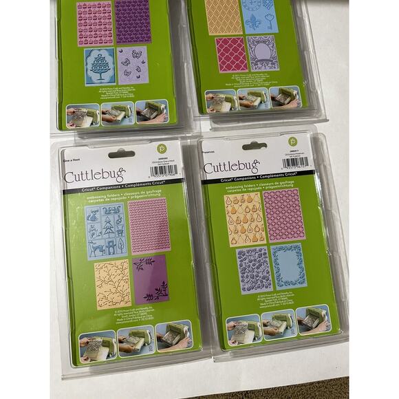 Cuttlebug Embossing Folder Lot Of 4 (2 Packs) G Hoot Princess Preserves Timeless - Picture 5 of 7